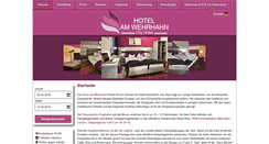 Desktop Screenshot of hotelamwehrhahn.de